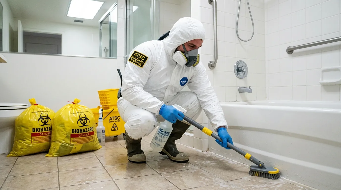 Decontamination equipment deployed for Blood Cleanup in Barnstable